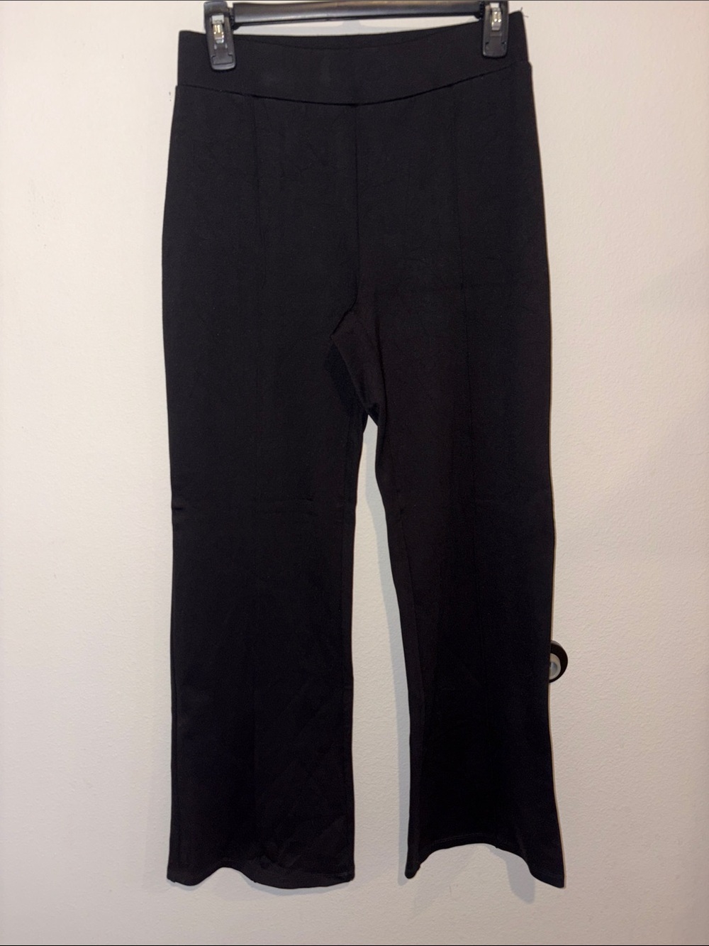 Black Tahari Wide Leg Pants - Spandex blend